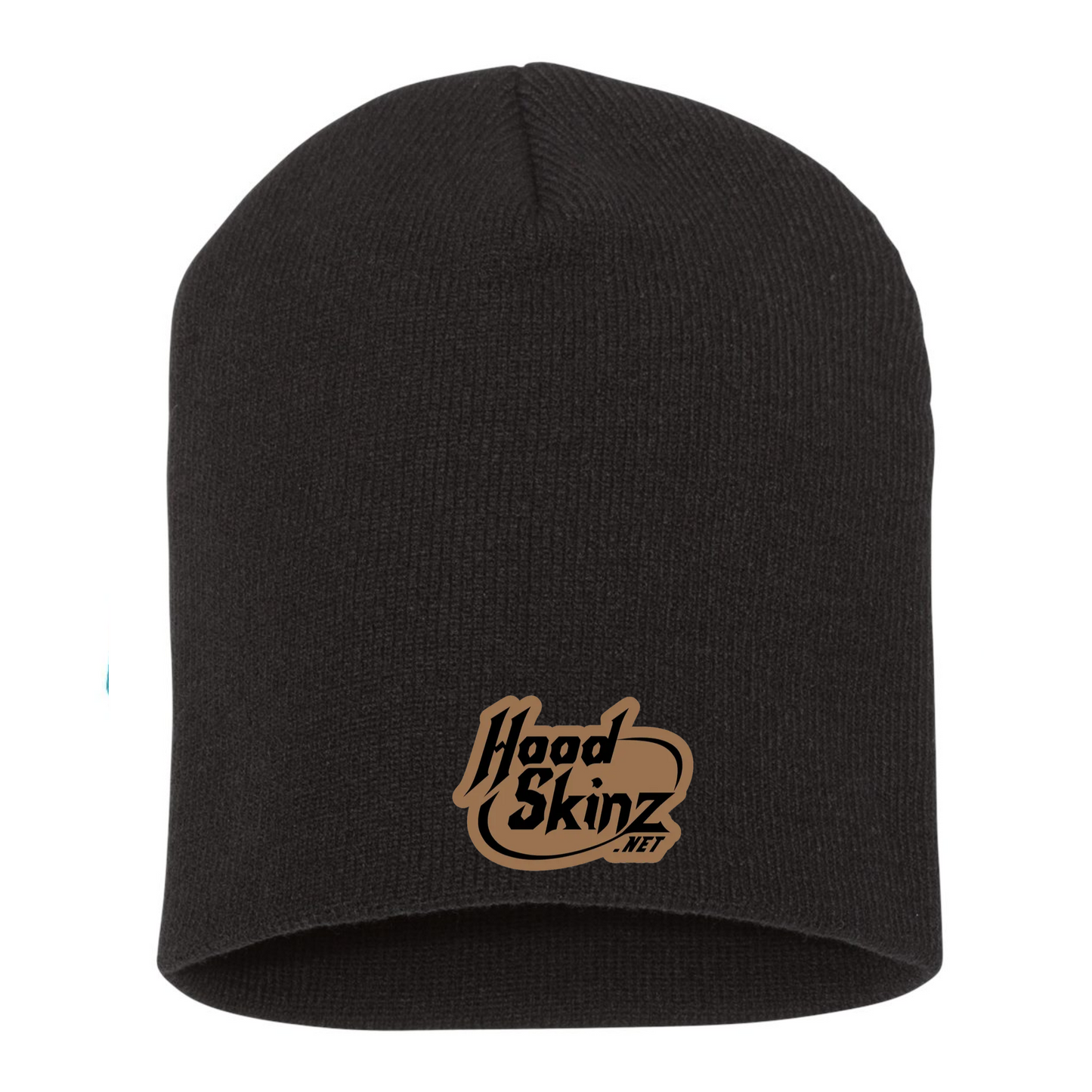 Hood Skinz Leather Patch Beanie
