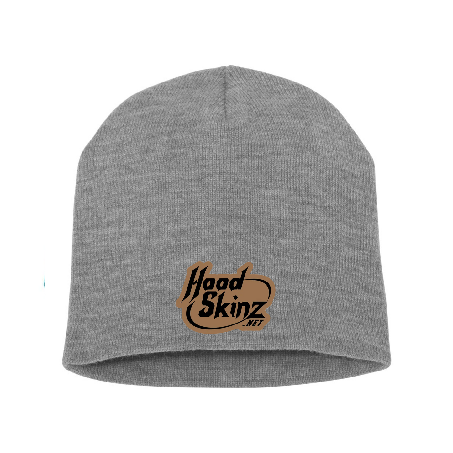 Hood Skinz Leather Patch Beanie
