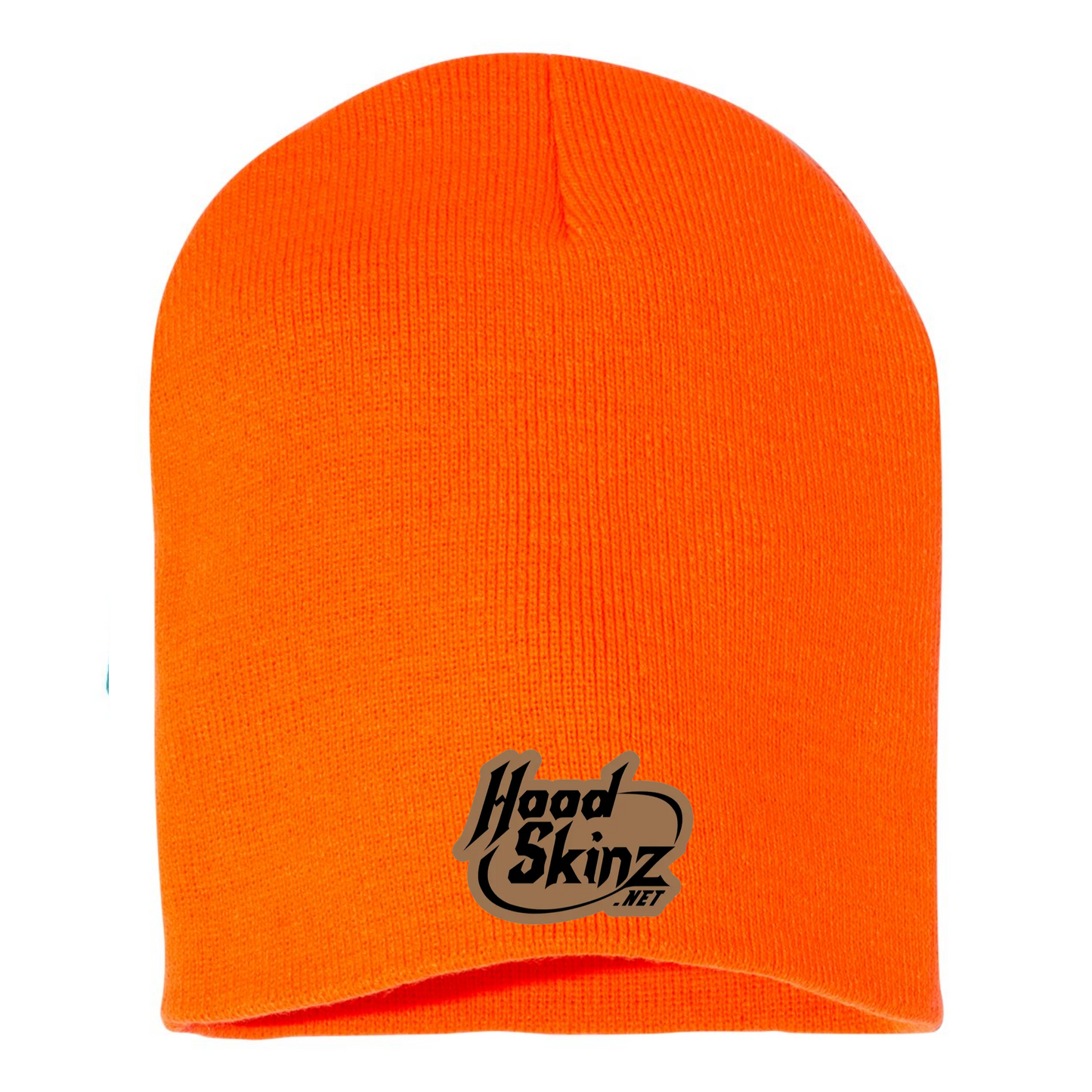 Hood Skinz Leather Patch Beanie