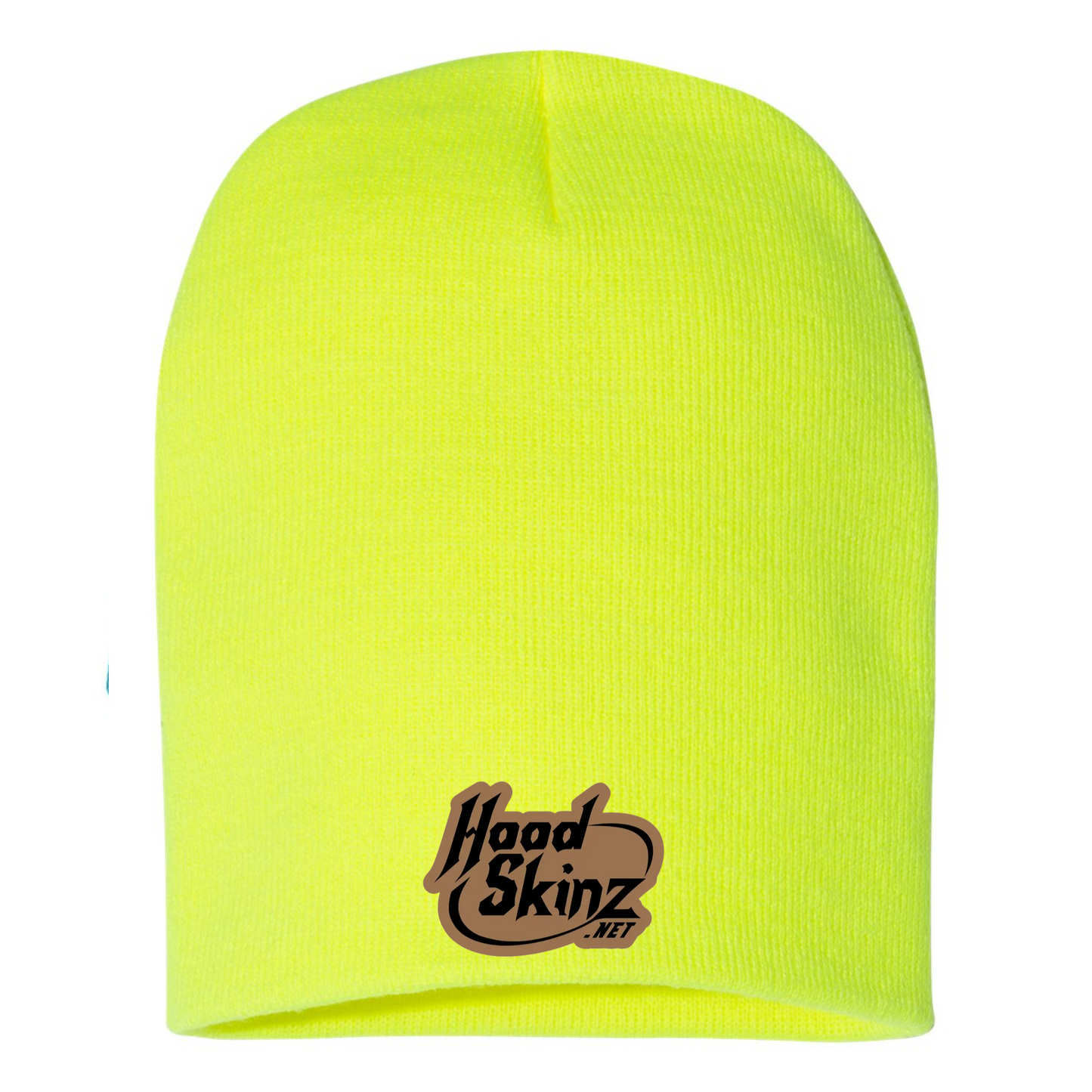 Hood Skinz Leather Patch Beanie